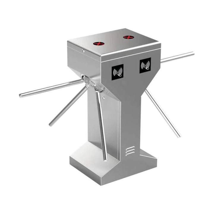 Dual Core Tripod Turnstile Gate With Finger Printing Access Control System JS-SGZ003B