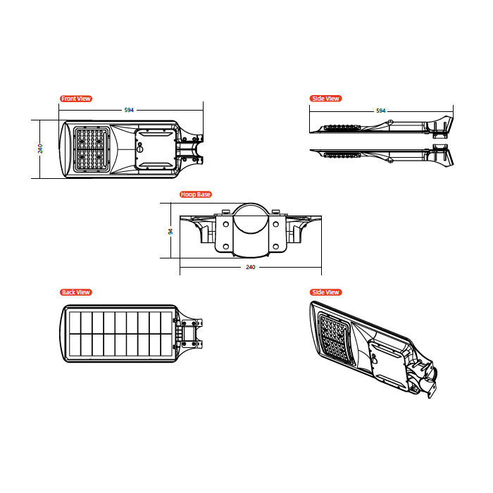 Solar Street LED Light NM01-15W