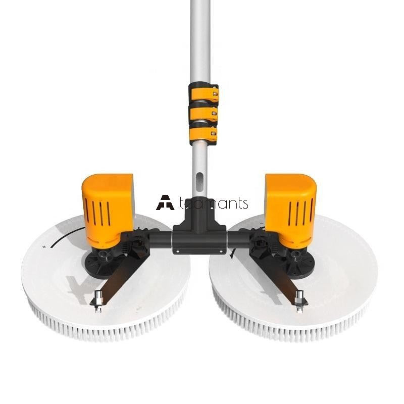 Double Head Solar Panel Cleaning Brush EB-01 - Dual Power