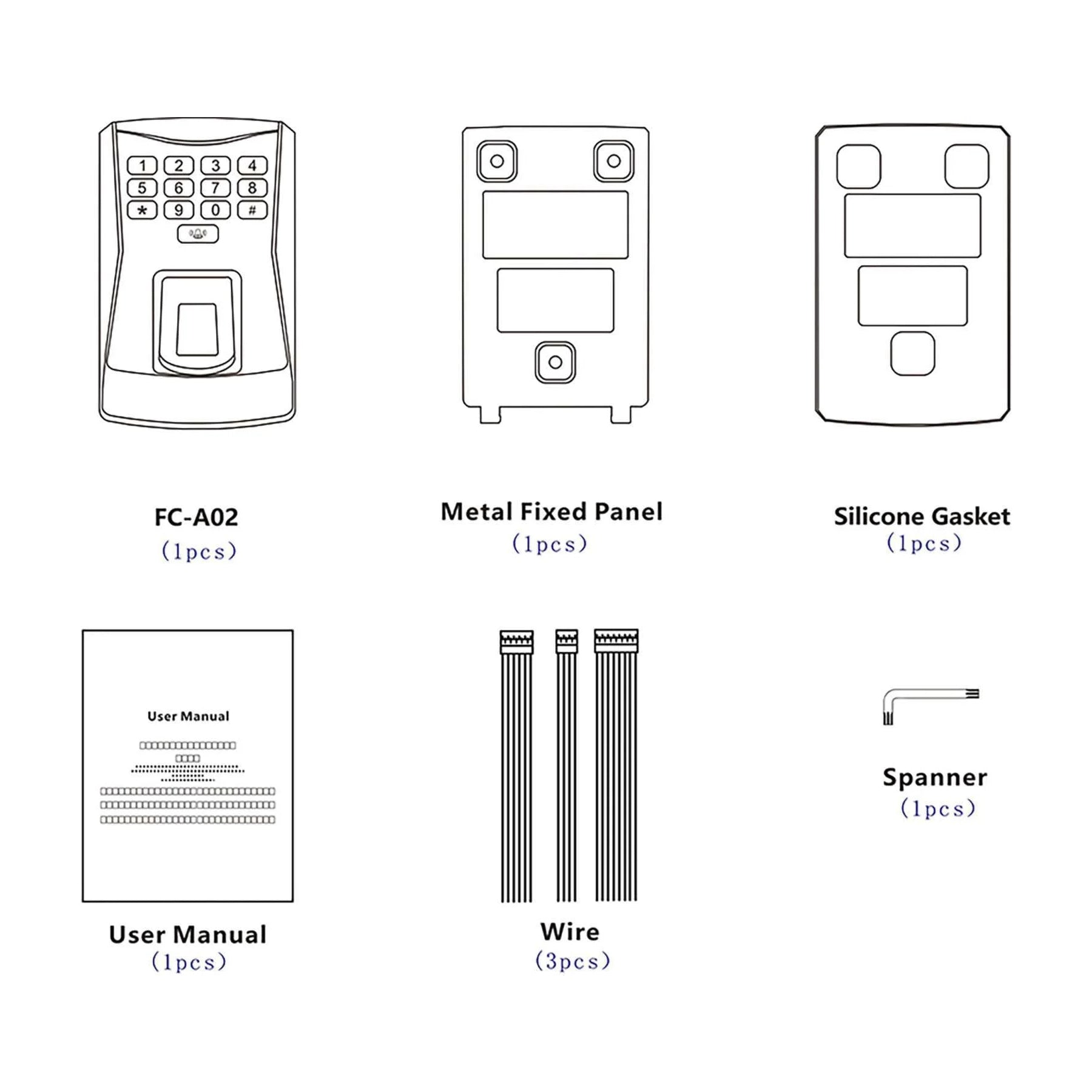 Fingerprint Access Controller FC-A02