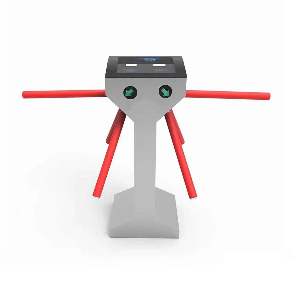 Dual Core Tripod Turnstile Gate With Finger Printing Access