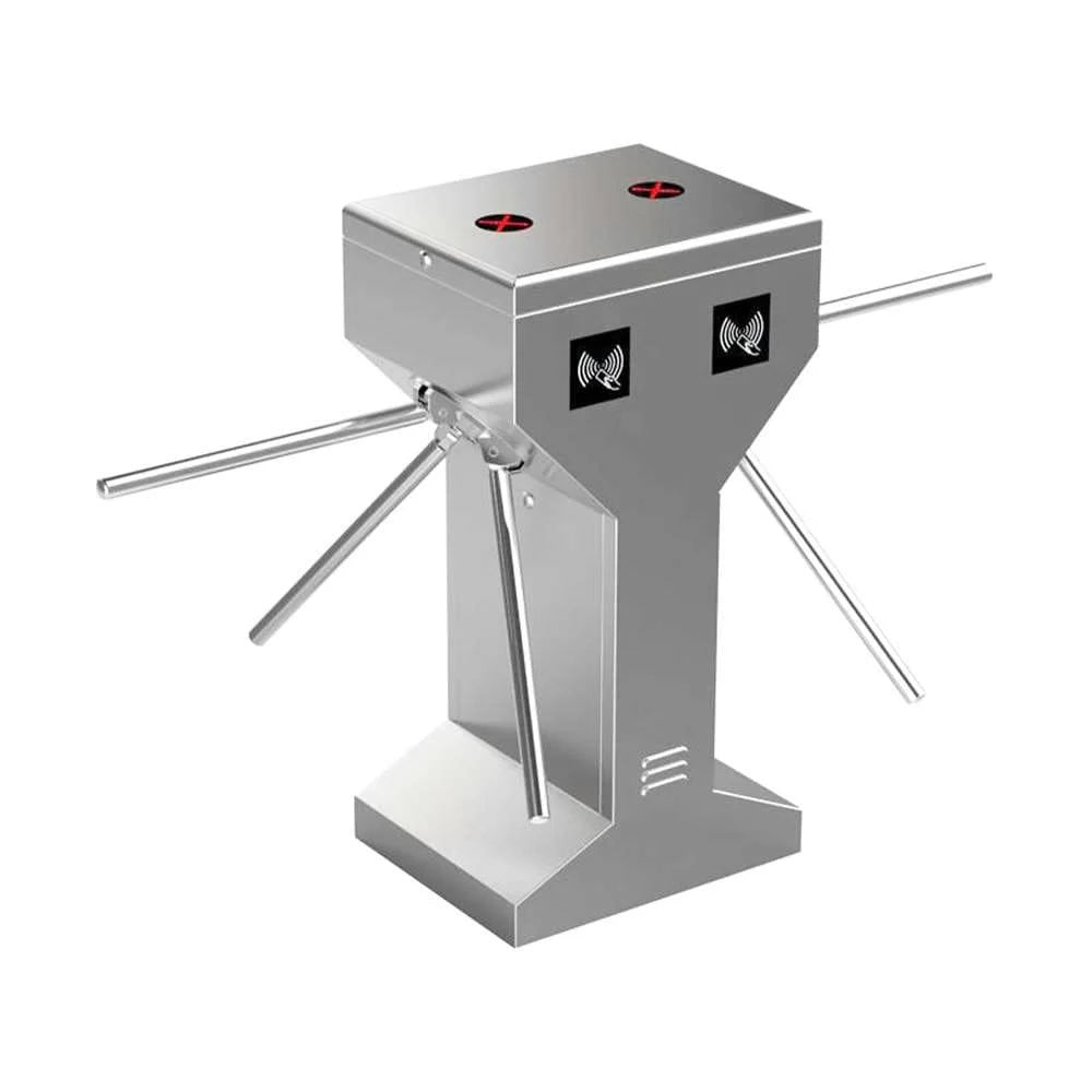 Dual Core Tripod Turnstile Gate With Finger Printing Access Control System JS-SGZ003B
