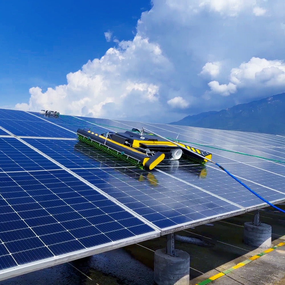 Remote Control Solar Panel Cleaning Robot TAR01 - 1200 Dual Pro