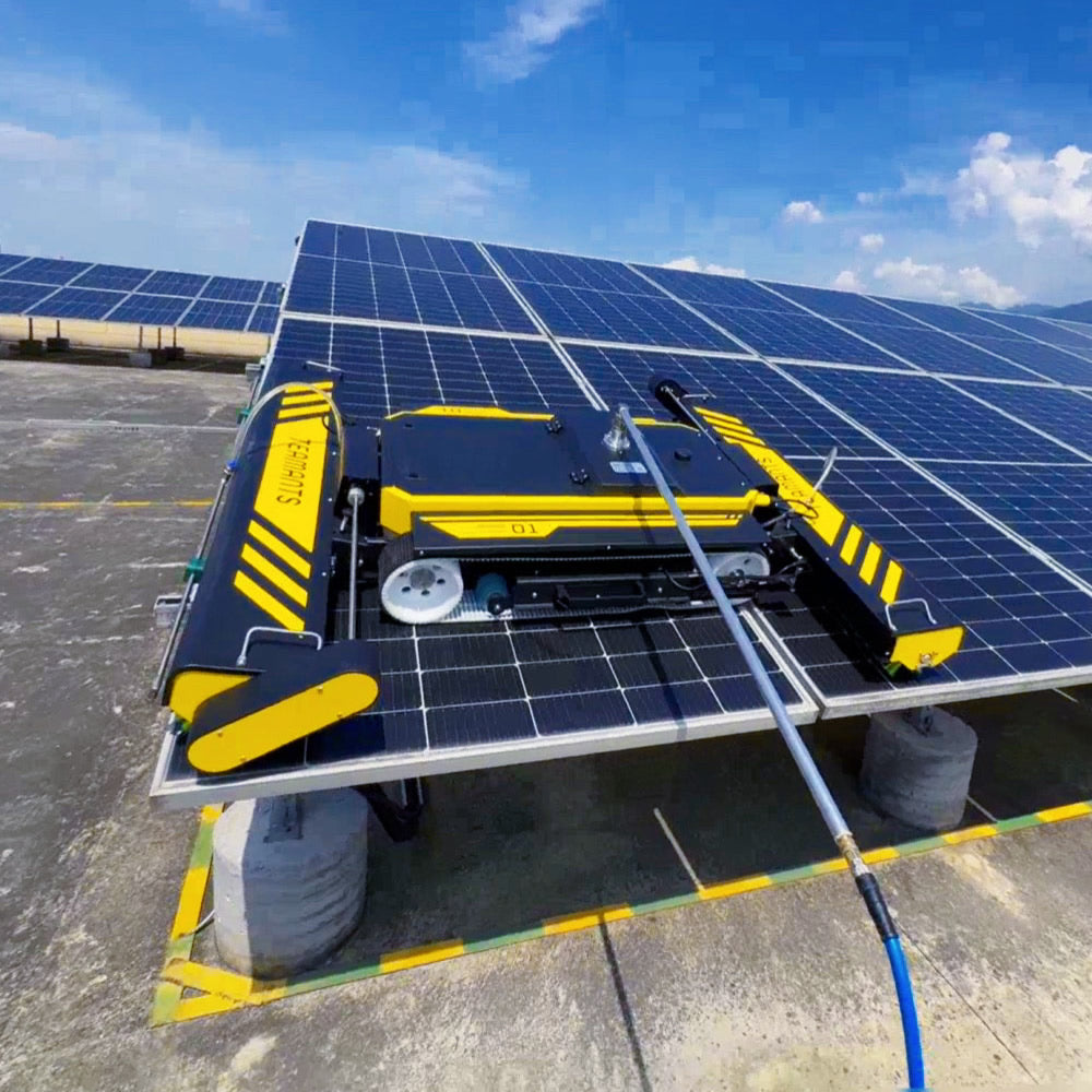 Remote Control Solar Panel Cleaning Robot TAR01 - 1200 Dual Pro